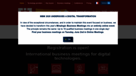 What Minalogicbusinessmeetings.com website looked like in 2020 (4 years ago)