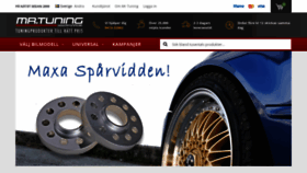 What Mrtuning.se website looked like in 2020 (4 years ago)