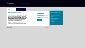 What Meinpatientenportal.de website looked like in 2020 (3 years ago)