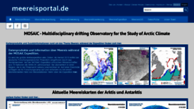 What Meereisportal.de website looked like in 2020 (4 years ago)