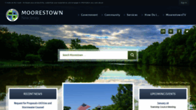 What Moorestown.nj.us website looked like in 2020 (4 years ago)