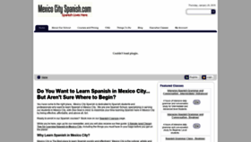 What Mexico-city-spanish.com website looked like in 2020 (4 years ago)