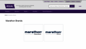 What Marathonelectric.com website looked like in 2020 (4 years ago)
