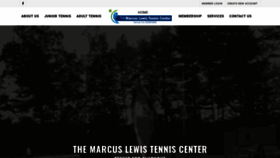 What Marcuslewistenniscenter.com website looked like in 2020 (4 years ago)