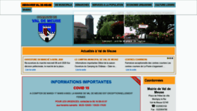 What Mairie-val-de-meuse.fr website looked like in 2020 (4 years ago)