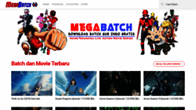 What Megabatch.net website looked like in 2020 (4 years ago)