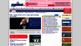 What Maxifoot.fr website looked like in 2020 (3 years ago)