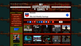 What Myskateboardinggames.com website looked like in 2020 (5 years ago)