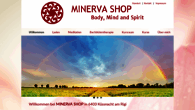 What Minerva-shop.ch website looked like in 2020 (4 years ago)