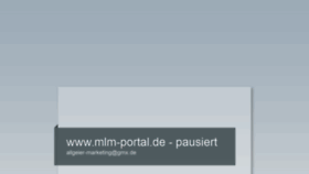 What Mlm-portal.de website looked like in 2020 (4 years ago)