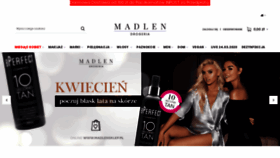 What Madlensklep.pl website looked like in 2020 (4 years ago)