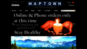 What Maptown.com website looked like in 2020 (4 years ago)