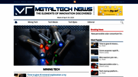 What Metaltechnews.com website looked like in 2020 (4 years ago)