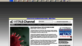 What Metalschannel.com website looked like in 2020 (4 years ago)