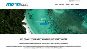 What Moontours.com.au website looked like in 2020 (4 years ago)