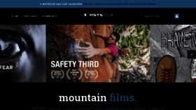 What Mntnfilm.com website looked like in 2020 (3 years ago)