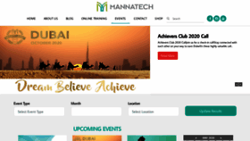 What Mannatechevents.com website looked like in 2020 (3 years ago)