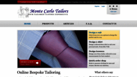 What Mctailor.com website looked like in 2020 (4 years ago)