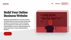 What Moshiur.me website looked like in 2020 (4 years ago)
