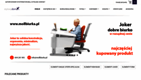 What Mollbiurka.pl website looked like in 2020 (3 years ago)