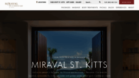What Miravalstkitts.com website looked like in 2020 (4 years ago)