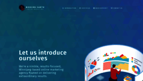 What Modernearth.net website looked like in 2020 (5 years ago)