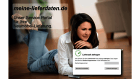 What Meine-lieferdaten.de website looked like in 2020 (4 years ago)