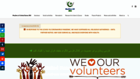 What Muslims-us.org website looked like in 2020 (3 years ago)