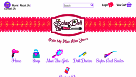 What Mysalondoll.com website looked like in 2020 (4 years ago)