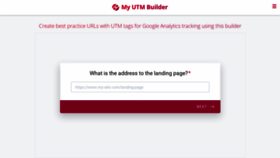 What Myutmbuilder.com website looked like in 2020 (5 years ago)