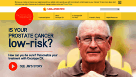What Myprostatecancertreatment.org website looked like in 2020 (4 years ago)