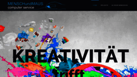 What Menschundmaus.de website looked like in 2020 (5 years ago)