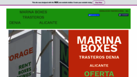 What Marinaboxes.com website looked like in 2020 (3 years ago)
