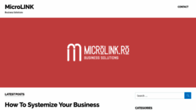What Microlink.ro website looked like in 2020 (4 years ago)