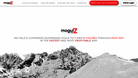 What Mogulz-media.com website looked like in 2020 (3 years ago)