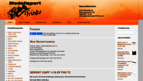 What Modellsport-trinko.at website looked like in 2020 (4 years ago)
