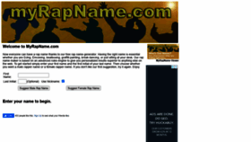What Myrapname.com website looked like in 2020 (4 years ago)