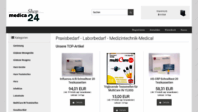 What Medicashop24.de website looked like in 2020 (4 years ago)