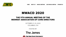 What Mwacd.org website looked like in 2020 (4 years ago)
