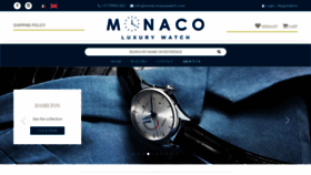 What Monacoluxurywatch.com website looked like in 2020 (4 years ago)