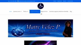 What Mattyvelez.com website looked like in 2020 (5 years ago)