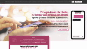 What Mamachat.org website looked like in 2020 (4 years ago)