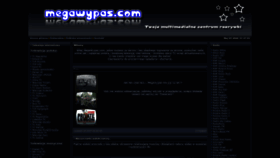 What Megawypas.pl website looked like in 2020 (4 years ago)