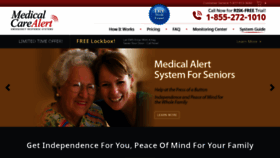 What Medicalcarealert.com website looked like in 2020 (4 years ago)
