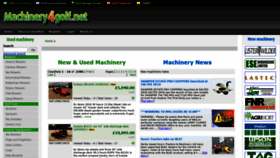What Machinery4golf.net website looked like in 2020 (3 years ago)