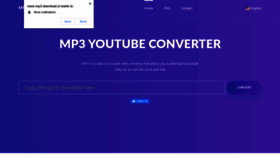 What Mp3-download.yt website looked like in 2020 (4 years ago)