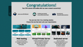 What Mrcredits.info website looked like in 2020 (3 years ago)