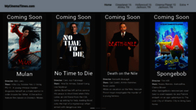 What Mycinematimes.com website looked like in 2020 (3 years ago)