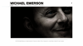 What Michaelemerson.tv website looked like in 2020 (3 years ago)