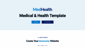 What Medhealth-medical.netlify.app website looked like in 2020 (4 years ago)
